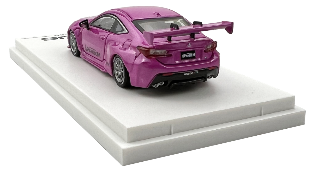Time Micro 1:64 Lexus RCF Wide Body (Rose Red) Diecast Model