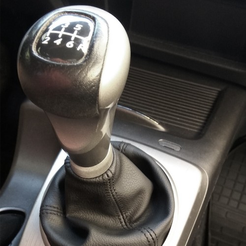 1x Car Black 6 Speed Gear Shift Knob With Boot For Honda Civic 2006-2011 - Imagen 12 de 18
