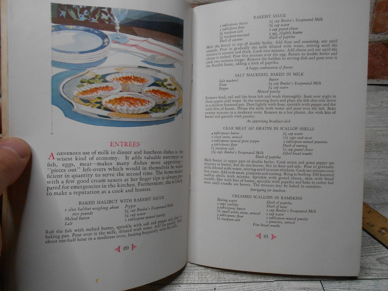 The Good Providers Cook Book Vintage 1930s–40s Recipe Book, Borden's Milk