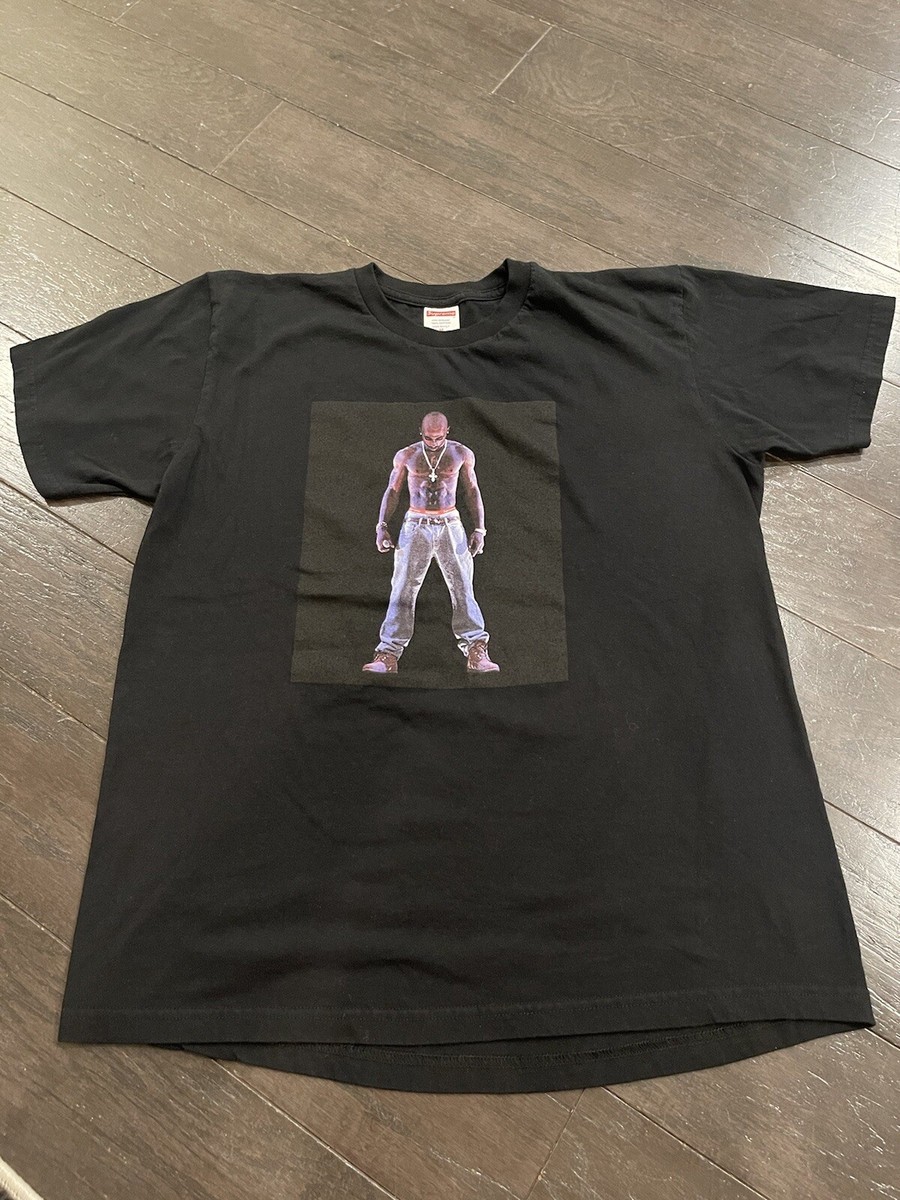 t*a様 Supreme Tupac Hologram Tee Black M SUPREME Tupac Hologram Shirt Men's Size Medium 2Pac Made In USA