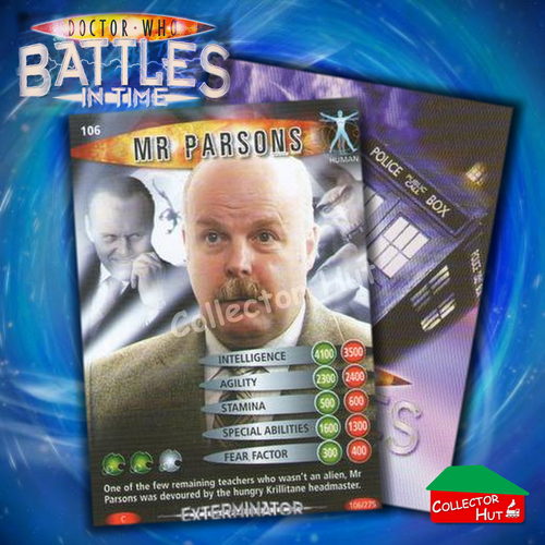 DOCTOR WHO Battles in Time #1-139 EXTERMINATOR RARE & COMMON Cards YOU CHOOSE - Picture 94 of 126