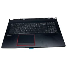 Black Palmrest Full Color Backlit Keyboard Non-Touchpad For MSI GE75 3077E2C213Y