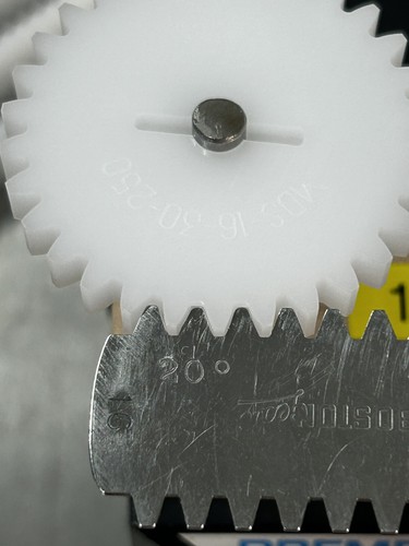 QTY 1 INGRANAGGIO SPERONATO DELRIN 16 PASSO 30 DENTI FORO 1/4” .265” FACCIA 20 GRADI P.A. - Foto 8 di 16