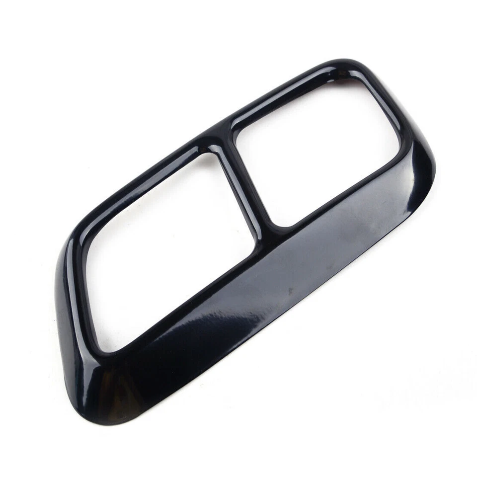 2x Black Exhaust Mufflers Cover Fit For Land Rover Range Rover Sport 2018 2019 - Image 3 of 4