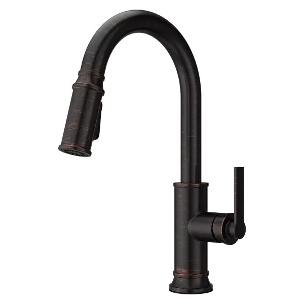 Pfister Colfax GT529-COLY 1.8 GPM Pull Down Kitchen Faucet Tuscan Bronze Black