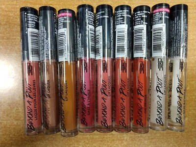2 Pack: Black Radiance Beyond A Pout Lip Laquer Lip Gloss, CHOOSE SHADE