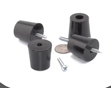 32mm Diameter  x  32mm Tall  Rubber Feet, Bumpers  Includes Mounting Screws