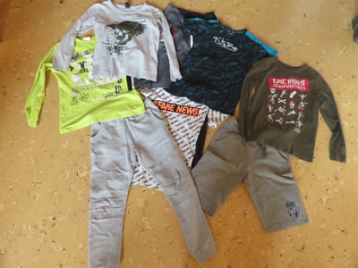 Jungen Bekleidungsset Gr. 146, 152 T-Shirt, kurze Hose, Sweatshirt, Jogginghose 