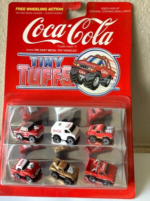 Vintage Die-Cast Tiny Tuffs Mini Cars Coca-Cola Coke (DG135-49S9/3)