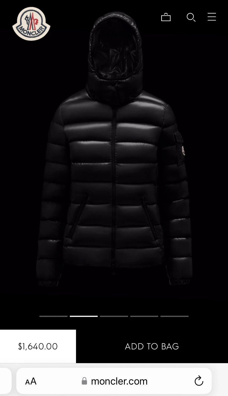 ❤️AUTENTICO PIUMINO MONCLER BLU BADY CON CAPPUCCIO STACCABILE TAGLIA 2 $1640 vendita al dettaglio❤️