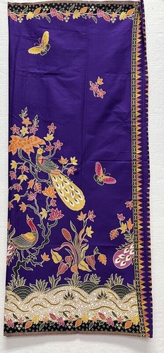 Women's Thai Cotton Batik Tube Sarong Flora Pattern Ready to Wear 43'' X 2 m. - Picture 7 of 18