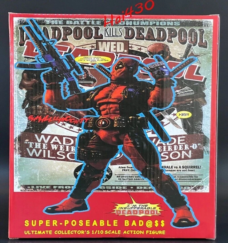 Figura de acción modelo NECA X-Men Deadpool Ultimate Collector's 8" nueva en caja Foto 4 de 4