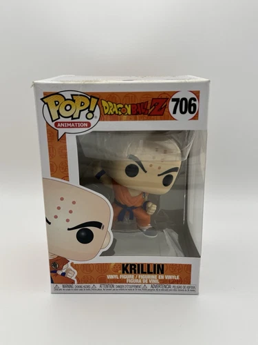 Funko Pop! Vinilo: Dragon Ball - Krilin con disco Destructo #706