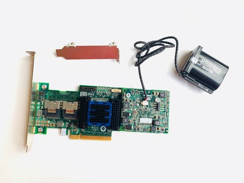 ASR-6805T ADAPTEC 512MB SAS 6Gb/s 8I-PORT RAID CONTROLLER W/BATTERY BOTH BRACKET - Picture 2 of 4