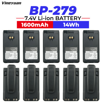 10X BP-279 BP-280 Replacement Li-ion Battery for ICOM F1000 FT-2000 F1000D Radio