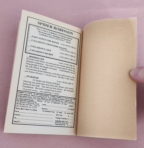 Lady Slings the Booze by  Spider Robinson, Paperback, 1993 - Picture 9 of 14