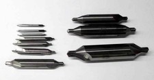 10 Pc USA Made #00 to #8 x60 Deg Plain Carbide Combined Drill & Countersinks Set