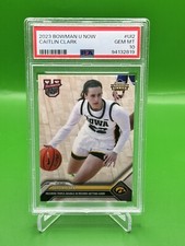 2023 Caitlin Clark ROOKIE Card Bowman U Now #UI2 PSA 10 RARE PERFECT Card 🔥🔥
