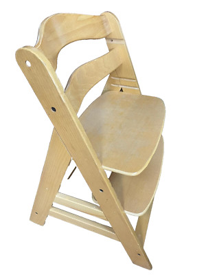 2/7/ Hauck Beta+ Treppenhochstuhl aus Holz Natur Mitwachsender Kinderstuhl