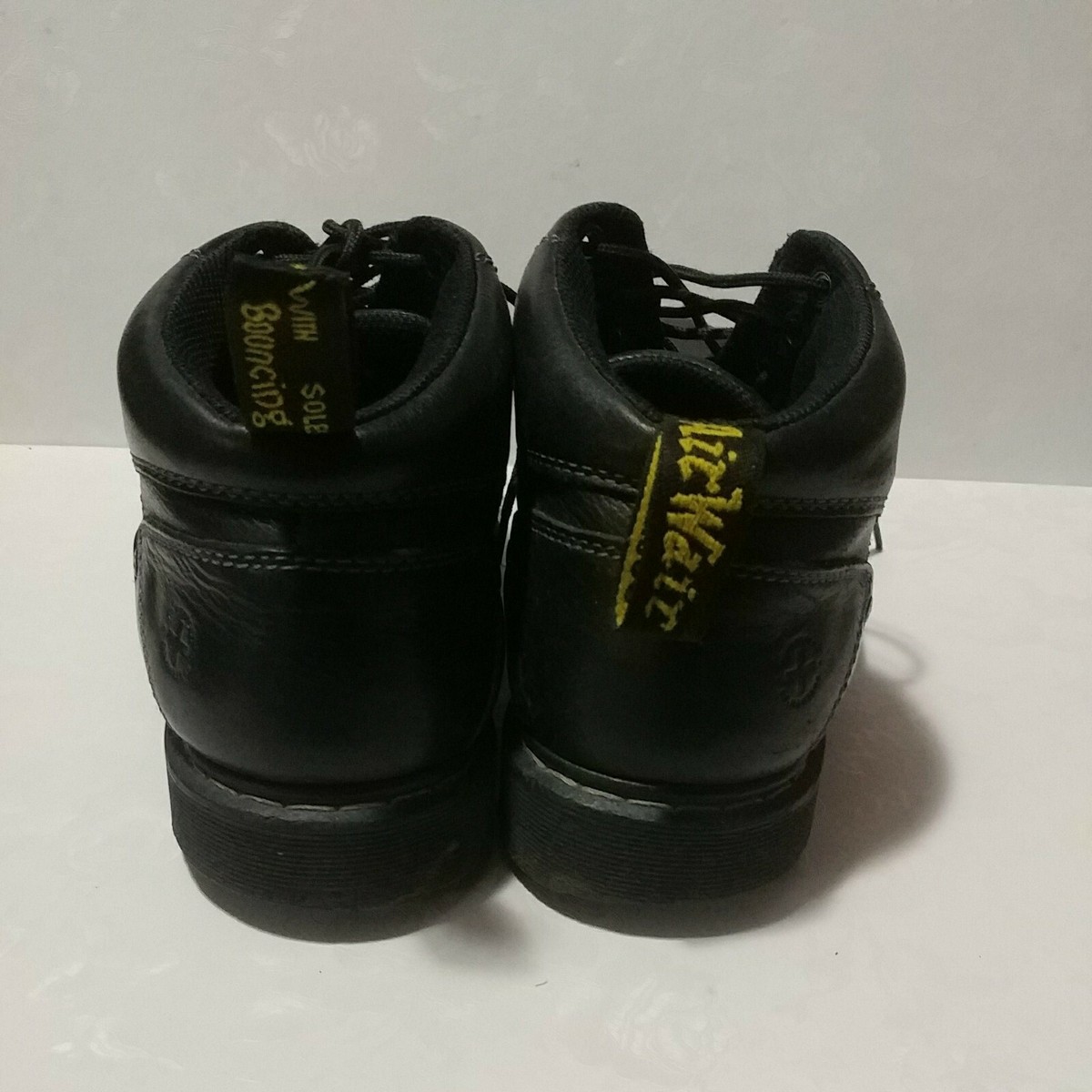 Doc Martens Vintage Grunge Air Wair Cecil Unisex Lace Up Boots Black US 11 Mens Doc Martens Air Wair Cecil Unisex Lace Up Boots-Black-Grunge  main image 4