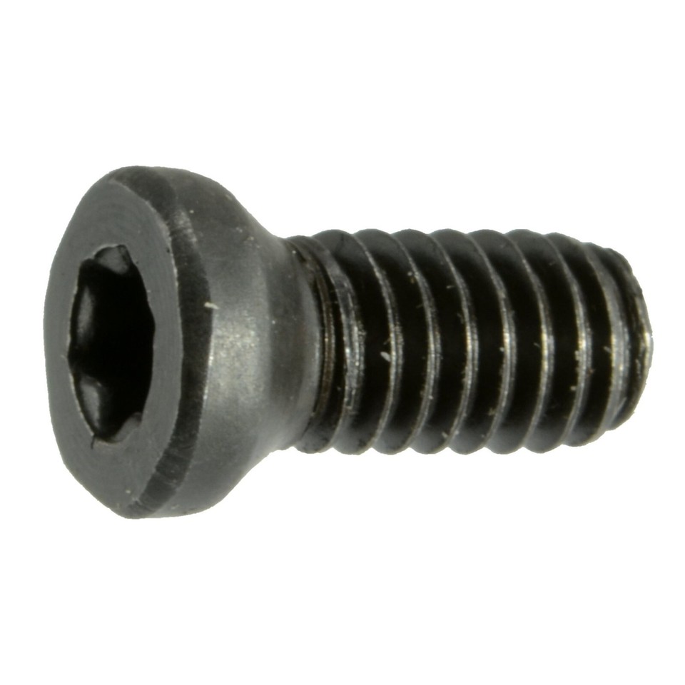 Black Oxide Weaver Oval Head Gun Screws – 10-Pack (6-48 X 3/8 T-10 Torx)