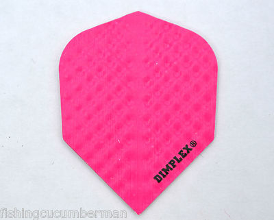 10 SETS PINK DIMPLEX DART FLIGHTS