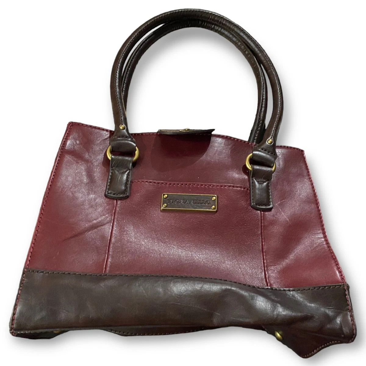 Tignanello vintage hotsell leather convertible satchel