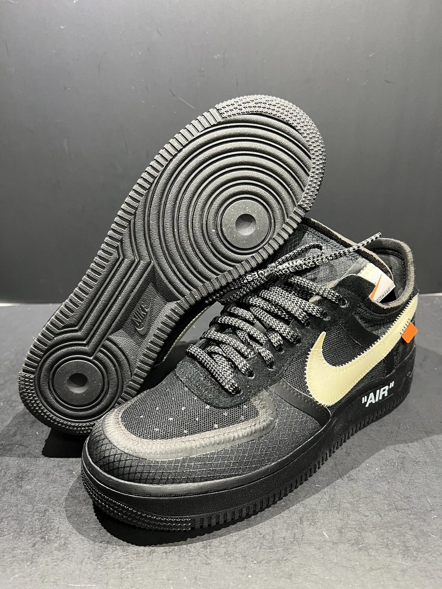 Off-White Nike Air Force 1 Black AO4606-001 Info