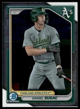 2024 Bowman #BCP-42 Daniel Susac Chrome Prospects Oakland Athletics Baseball