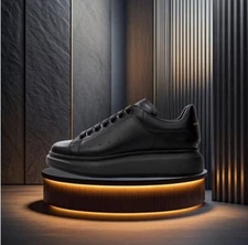 New with box Alexander McQueen All black Men's Casual sports shoes