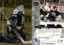1999-00 BAP Millennium Autographs Gold #219 Dan Cloutier Auto - NM-MT