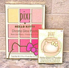 TWO Pixi Hello Kitty Chromes Glow Palette + H...