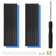 2pcs M.2 SSD Heatsink 2280 SSD NVMe Heat Sink with NVMe SSD Thermal Pad,Screw...