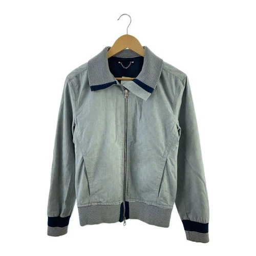 LOUIS VUITTON（LV） LOUIS VUITTON Giacca Blusa Collo Alto Doppia Zip 44 Cotone Grigio MMBS12CZF Aut