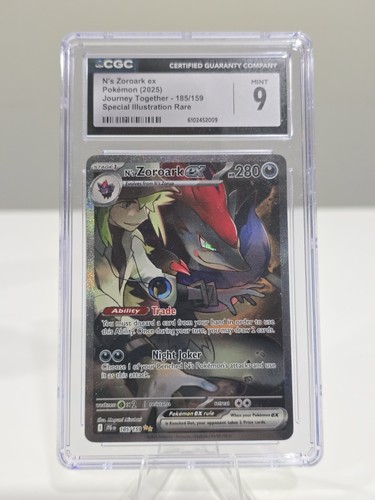 N's Zoroark ex graded CGC 9 for sale on eBay
