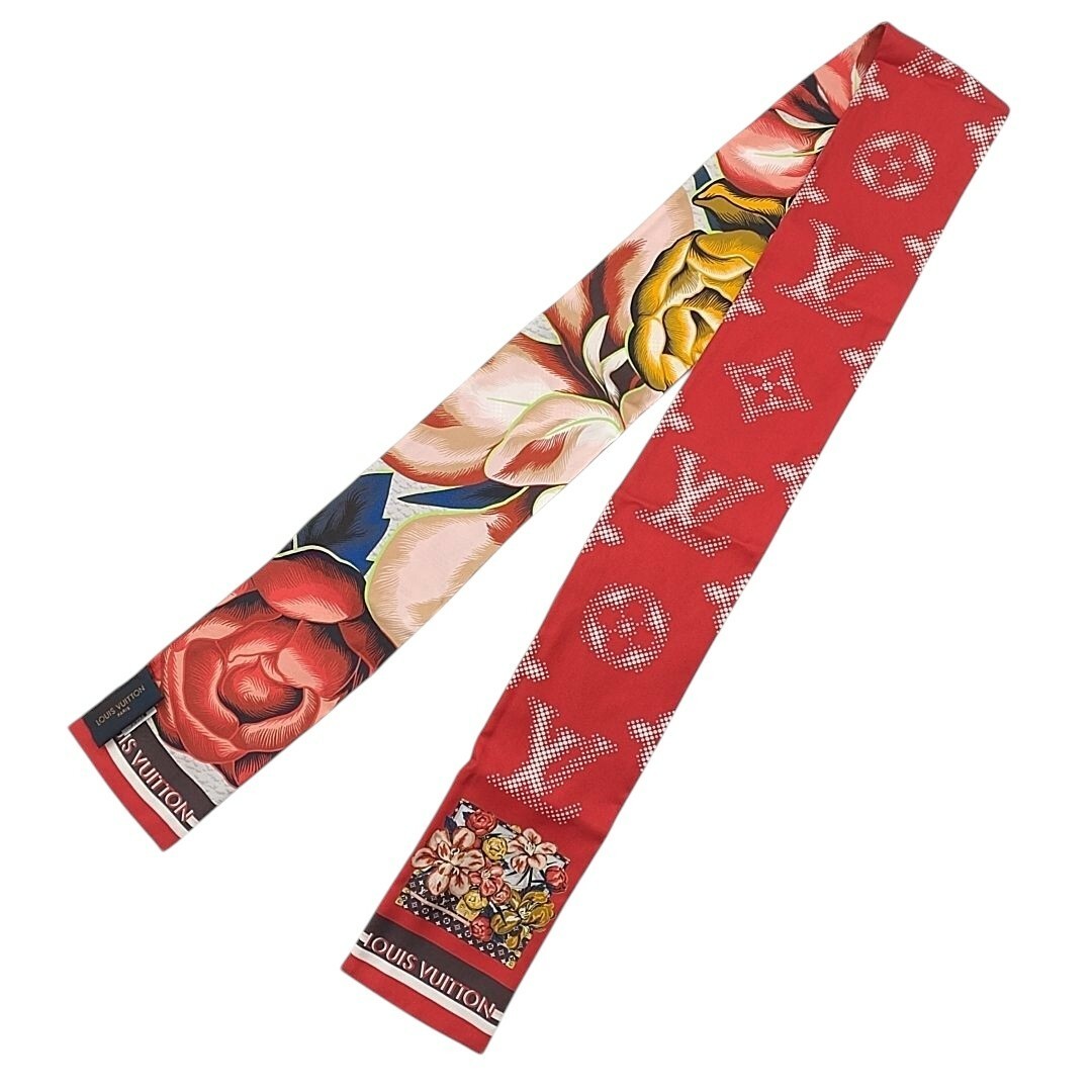 LOUIS VUITTON Monogram Bandeau Malfleur Scarf M76968 Authentic Luxury Accessory