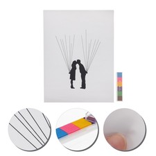 Canvas Wedding Guest Book Alternative for Signing Finger Print Guestbook