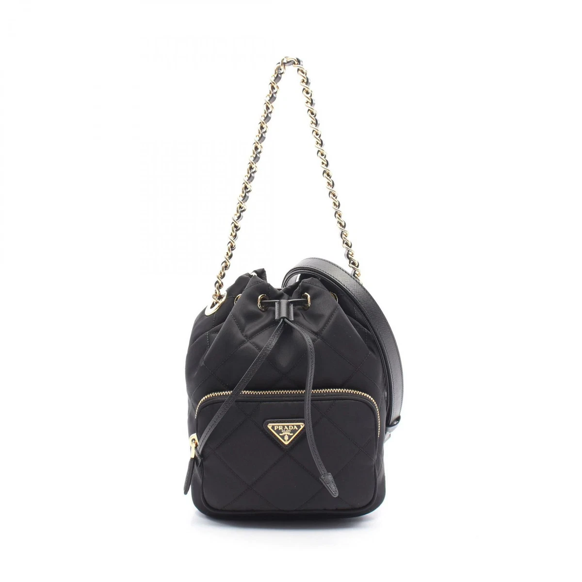 PRADA VELA 巾着バッグ NERO PRADA Vela Zip Bags & Handbags for Women for sale | eBay
