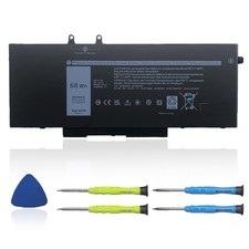 4GVMP Laptop Battery For Dell Latitude 5400 5500 Precision 3540 9JRYT C5GV2 68Wh