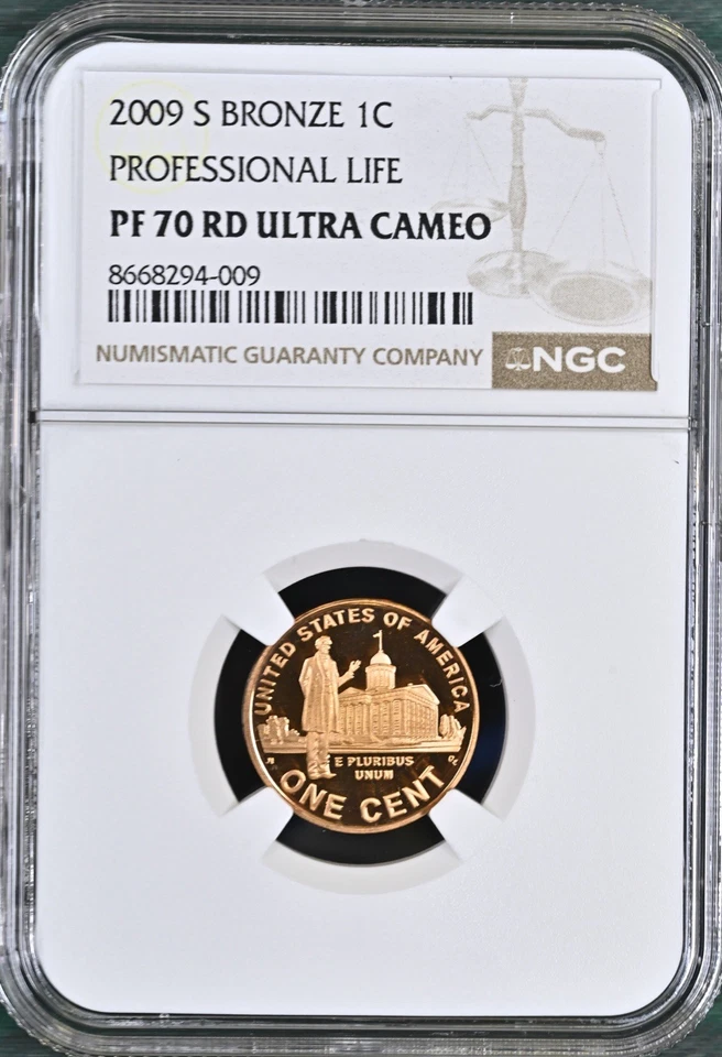 2009 S Bronze Lincoln Proof Cent Set PF70 RD Ultra Cameo - Image 4 of 4