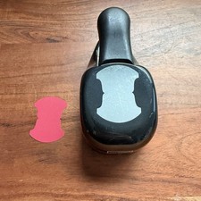 Stampin' UP Round Tab Paper Punch Whale Tail Design 108340 RETIRED Shapers Card