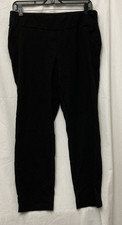 Soho Apparel Women's Black Pull-On Stretch Pants w/Back Pockets - SZ L