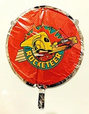 1 THE ROCKETEER MYLAR BALLOON 18" Disney 1991 NEAR MINT Party Goods DAVE STEVENS