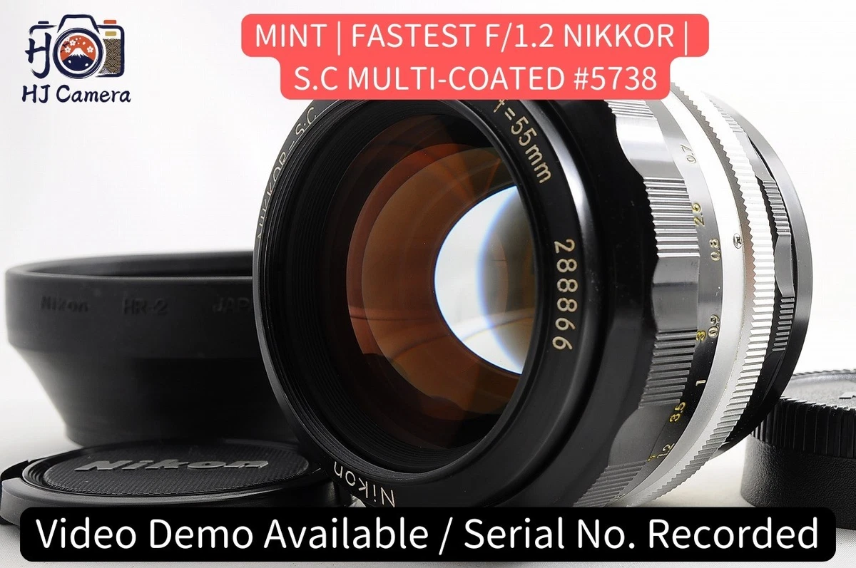 Nikon f/1.2 Camera Lenses 55mm Focal for sale | eBay