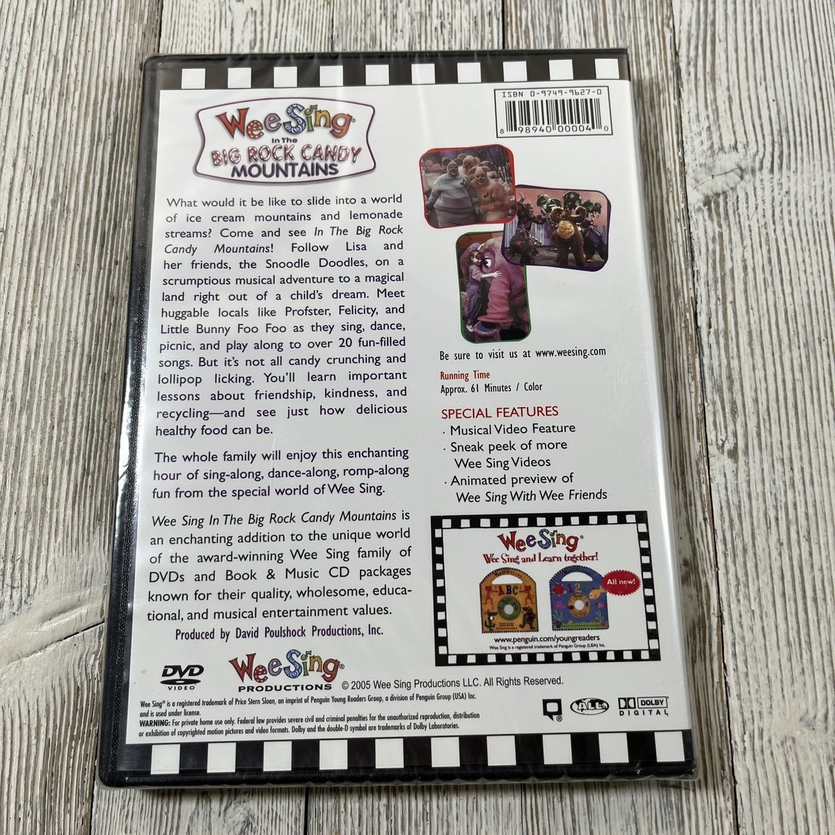Wee Sing In The Big Rock Candy Mountains DVD 2005 Musical Kids