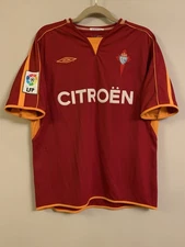 RC Celta Vigo 2004-06 Away Football Shirt Vintage Umbro Spain - Large