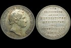 SACHSEN: Silber-Medaille 1901. KÖNIG JOHANN - AUF DEN 100. GEBURTSTAG.
