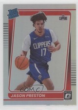2021-22 Panini Donruss Optic Rated Rookie Holo Prizm Jason Preston #160 18p6