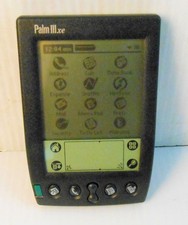 Palm IIIxe Handheld PDA Tested And Working NO Battery Cover NO Stylus AS Shown 