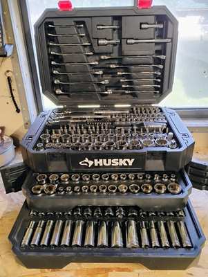 #ad Husky 290 Piece Mechanics Tool Set H290MTS used $120.00